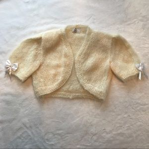 Harrods cropped mohair sweater